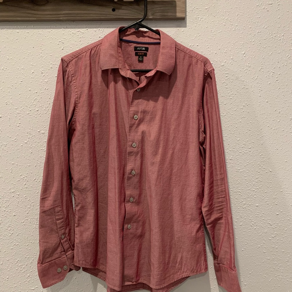 5/$25 Apt 9 Men’s Dress Shirt Medium Slim Fit